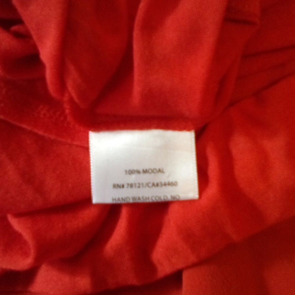 Eileen Fisher orange silk cotton Firefly lined tank dress high low hem size S - Picture 11 of 11